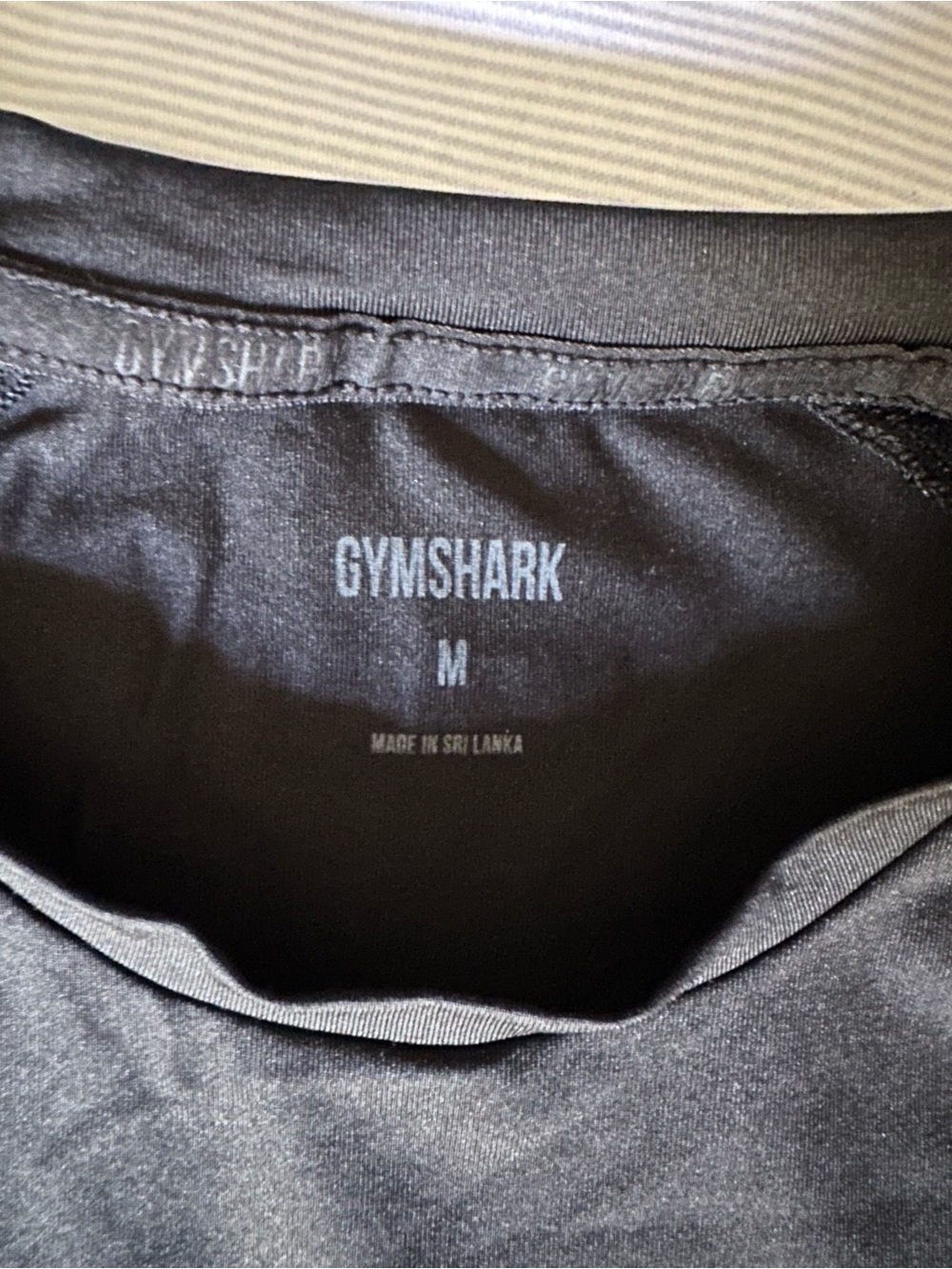 Gymshark Men’s Black Short-Sleeve light compression Shirt /Top - Picture 6 of 7